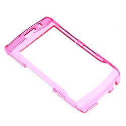Blackberry Compatible Snap-on Cover - transparent pink FS-BB9550-TPI