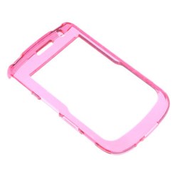 Blackberry Compatible Snap-on Cover - transparent pink FS-BB9630-TPI