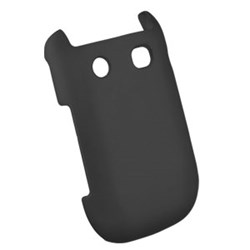Blackberry Compatible Rubberized Snap-on Cover - Black FS-BB9670-RBK