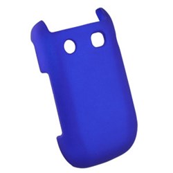 Blackberry Compatible Rubberized Snap-on Cover - Blue FS-BB9670-RBU