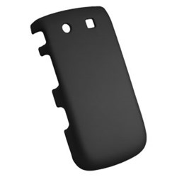Blackberry Compatible Rubberized Snap-on Cover - Black FS-BB9800-RBK