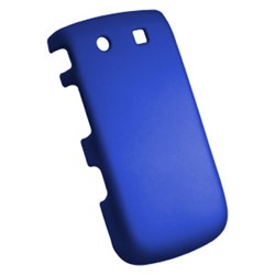 Blackberry Compatible Rubberized Snap-on Cover - Blue FS-BB9800-RBU