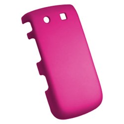 Blackberry Compatible Rubberized Snap-on Cover - Pink FS-BB9800-RPI