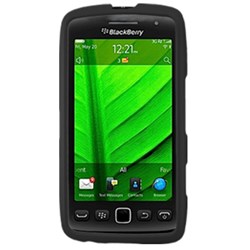 Blackberry Compatible Rubberized Snap-on Cover - Black FS-BB9860-RBK