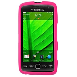 Blackberry Compatible Rubberized Snap-on Cover - Pink FS-BB9860-RPI