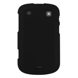 Blackberry Compatible Rubberized Snap-on Cover - Black FS-BB9900-RBK