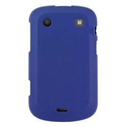 Blackberry Compatible Rubberized Snap-on Cover - Blue FS-BB9900-RBU