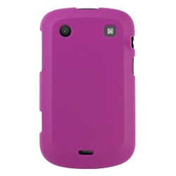 Blackberry Compatible Rubberized Snap-on Cover - Pink FS-BB9900-RPI