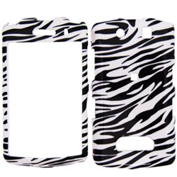 Blackberry Compatible Design Snap-on Cover - Zebra  FS-BBSTORM-D24