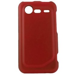 HTC Compatible Rubberized Snap-on Cover - Red FS-HT6350-RRD