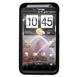 HTC Compatible Rubberized Snap-on Cover - Black FS-HT6400-RBK