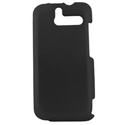 HTC Compatible Rubberized Snap-on Cover - Black FS-HT7575-RBK