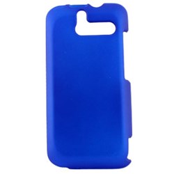 HTC Compatible Rubberized Snap-on Cover - Blue FS-HT7575-RBU