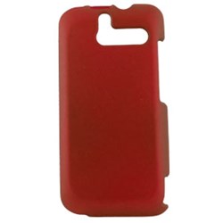 HTC Compatible Rubberized Snap-on Cover - Red FS-HT7575-RRD