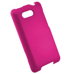 HTC Compatible Rubberized Snap-on Cover - Pink FS-HTARIA-RPI