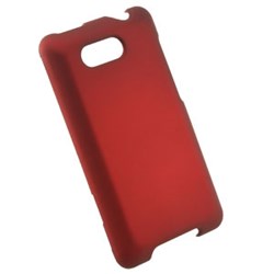 HTC Compatible Rubberized Snap-on Cover - Red FS-HTARIA-RRD