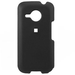 HTC Compatible Rubberized Snap-on Cover - Black FS-HTDERIS-RBK