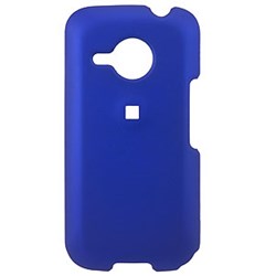 HTC Compatible Rubberized Snap-on Cover - Blue FS-HTDERIS-RBU