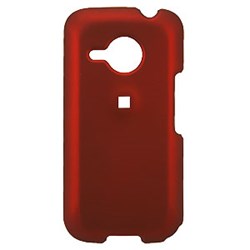 HTC Compatible Rubberized Snap-on Cover - Red FS-HTDERIS-RRD