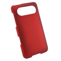 HTC Compatible Rubberized Snap-on Cover - Red FS-HTHD3-RRD