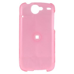 HTC Compatible Snap-on Cover - transparent pink FS-HTPASSION-TPI