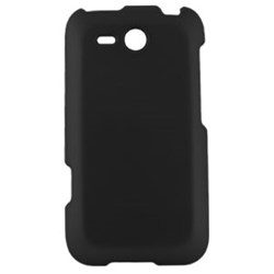 HTC Compatible Rubberized Snap-on Cover - Black FS-HTPD53100-RBK