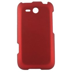 HTC Compatible Rubberized Snap-on Cover - Red FS-HTPD53100-RRD