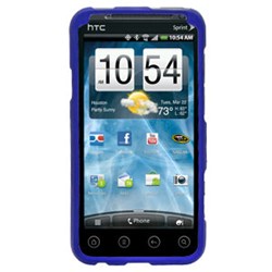 HTC Compatible Rubberized Snap-on Cover - Blue FS-HTPG86100-RBU