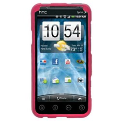 HTC Compatible Rubberized Snap-on Cover - Pink FS-HTPG86100-RPI