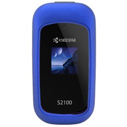 Kyocera Compatible Rubberized Snap-on Cover - Blue FS-KYS2100-RBU