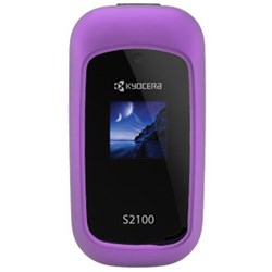 Kyocera Compatible Rubberized Snap-on Cover - Purple FS-KYS2100-RPP
