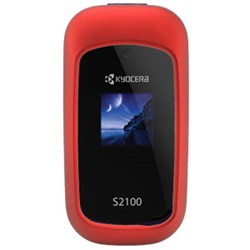 Kyocera Compatible Rubberized Snap-on Cover - Red FS-KYS2100-RRD