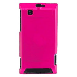 Motorola Compatible Snap-on Cover - honey pink FS-MOA555-SPI