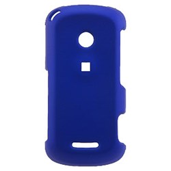 Motorola Compatible Rubberized Snap-on Cover - Blue FS-MOCRUSH-RBU