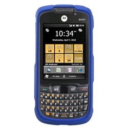 Motorola Compatible Rubberized Snap-on Cover - Blue FS-MOES400-RBU