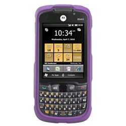 Motorola Compatible Rubberized Snap-on Cover - Purple FS-MOES400-RPP