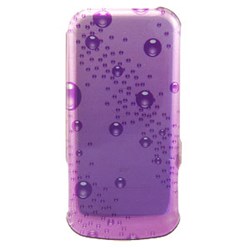 Nextel Compatible Design Snap-on Cover - Purple Bubbles  FS-NEXI410-DY72