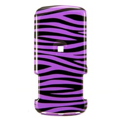Nextel Compatible Design Snap-on Cover - purple zebra FS-NEXI856-D23