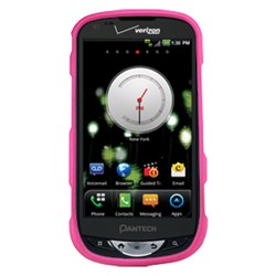 Pantech Compatible Rubberized Snap-on Cover - Pink FS-PN8995-RPI