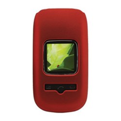 Pantech Compatible Rubberized Snap-on Cover - Red FS-PNP2030-RRD