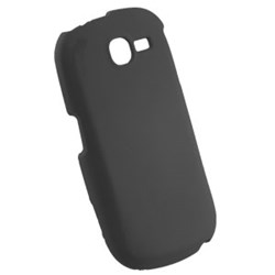Samsung Compatible Rubberized Snap-on Cover - Black FS-SAA187-RBK