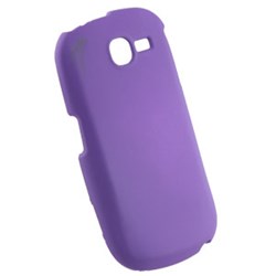 Samsung Compatible Rubberized Snap-on Cover - Purple FS-SAA187-RPP