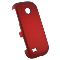 Samsung Compatible Rubberized Snap-on Cover - Red FS-SAA597-RRD