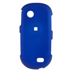 Samsung Compatible Rubberized Snap-on Cover - Blue FS-SAA697-RBU