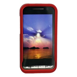 Samsung Compatible Rubberized Snap-on Cover - Red FS-SAD600-RRD