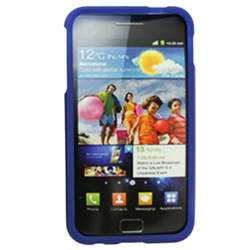 Samsung Compatible Rubberized Snap-on Cover - Blue FS-SAD710-RBU