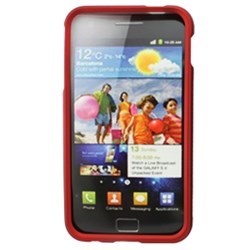Samsung Compatible Rubberized Snap-on Cover - Red FS-SAD710-RRD