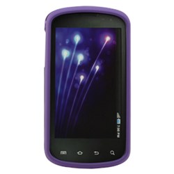 Samsung Compatible Rubberized Snap-on Cover - Purple FS-SAI405-RPP