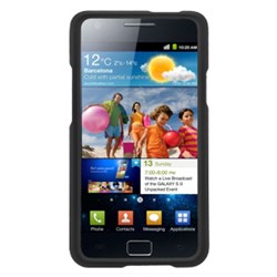 Samsung Compatible Rubberized Snap-on Cover - Black FS-SAI777-RBK