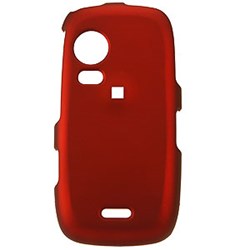 Samsung Compatible Rubberized Snap-on Cover - Red FS-SAINSTINCTHD-RRD
